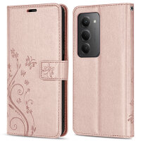 Hülle für Xiaomi Redmi 15 4G / 5G Handy Tasche Handyhülle Wallet Case Flip Cover Rosegold