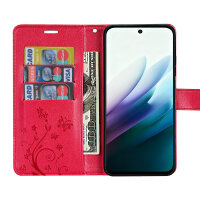 Hülle für Xiaomi Redmi 15 4G / 5G Handy Tasche Handyhülle Wallet Case Flip Cover Rot
