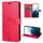 Hülle für Xiaomi Redmi 15 4G / 5G Handy Tasche Handyhülle Wallet Case Flip Cover Rot