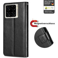 Hülle für ZTE Blade A56 Handy Tasche Handyhülle Hülle Schutzhülle Klapphülle in Schwarz