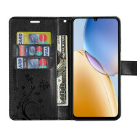 Hülle für ZTE Blade A56 Handy Tasche Handyhülle Hülle Schutzhülle Klapphülle in Schwarz