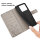 Hülle für ZTE Blade A56 Handy Tasche Handyhülle Hülle Schutzhülle Klapphülle in Grau