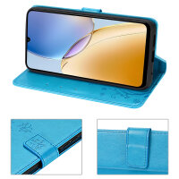 Hülle für ZTE Blade A56 Handy Tasche Handyhülle Hülle Schutzhülle Klapphülle in Blau