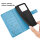 Hülle für ZTE Blade A56 Handy Tasche Handyhülle Hülle Schutzhülle Klapphülle in Blau