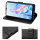 Hülle für ZTE Blade A76 5G Handy Tasche Handyhülle Hülle Schutzhülle Klapphülle in Schwarz