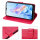 Hülle für ZTE Blade A76 5G Handy Tasche Handyhülle Hülle Schutzhülle Klapphülle in Rot