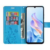 Hülle für ZTE Blade A76 5G Handy Tasche Handyhülle Hülle Schutzhülle Klapphülle in Blau