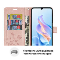 Hülle für ZTE Blade A76 5G Handy Tasche Handyhülle Hülle Schutzhülle Klapphülle in Rosegold