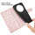 Hülle für ZTE Blade A76 5G Handy Tasche Handyhülle Hülle Schutzhülle Klapphülle in Rosegold