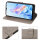 Hülle für ZTE Blade A76 5G Handy Tasche Handyhülle Hülle Schutzhülle Klapphülle in Grau