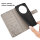 Hülle für ZTE Blade A76 5G Handy Tasche Handyhülle Hülle Schutzhülle Klapphülle in Grau