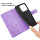 Hülle für ZTE Blade V70 Handy Tasche Handyhülle Hülle Schutzhülle Klapphülle in Lila