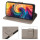 Hülle für ZTE Blade V70 Handy Tasche Handyhülle Hülle Schutzhülle Klapphülle in Grau