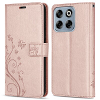 Hülle für ZTE Blade V70 Handy Tasche Handyhülle Hülle Schutzhülle Klapphülle in Rosegold