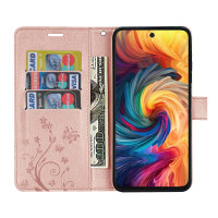 Hülle für ZTE Blade V70 Handy Tasche Handyhülle Hülle Schutzhülle Klapphülle in Rosegold