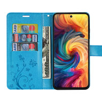 Hülle für ZTE Blade V70 Handy Tasche Handyhülle Hülle Schutzhülle Klapphülle in Blau