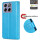 Hülle für ZTE Blade V70 Handy Tasche Handyhülle Hülle Schutzhülle Klapphülle in Blau