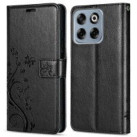 Hülle für ZTE Blade V70 Handy Tasche Handyhülle Hülle Schutzhülle Klapphülle in Schwarz