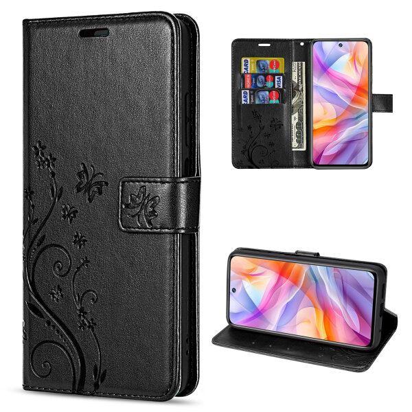 Hülle für ZTE Blade V70 Vita Handy Tasche Handyhülle Hülle Schutzhülle Klapphülle in Schwarz