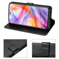 Hülle für ZTE Blade V70 Vita Handy Tasche Handyhülle Hülle Schutzhülle Klapphülle in Schwarz
