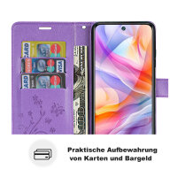 Hülle für ZTE Blade V70 Vita Handy Tasche Handyhülle Hülle Schutzhülle Klapphülle in Lila