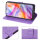 Hülle für ZTE Blade V70 Vita Handy Tasche Handyhülle Hülle Schutzhülle Klapphülle in Lila