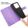 Hülle für ZTE Blade V70 Vita Handy Tasche Handyhülle Hülle Schutzhülle Klapphülle in Lila