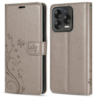 Hülle für ZTE Blade V70 Vita Handy Tasche Handyhülle Hülle Schutzhülle Klapphülle in Grau