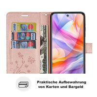 Hülle für ZTE Blade V70 Vita Handy Tasche Handyhülle Hülle Schutzhülle Klapphülle in Rosegold