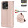 Hülle für ZTE Blade V70 Vita Handy Tasche Handyhülle Hülle Schutzhülle Klapphülle in Rosegold