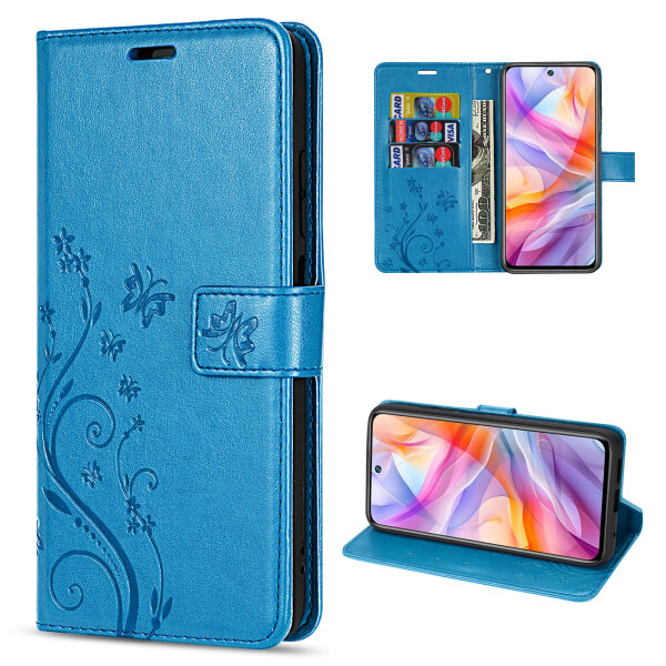 Hülle für ZTE Blade V70 Vita Handy Tasche Handyhülle Hülle Schutzhülle Klapphülle in Blau