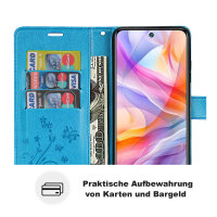 Hülle für ZTE Blade V70 Vita Handy Tasche Handyhülle Hülle Schutzhülle Klapphülle in Blau