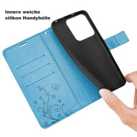 Hülle für ZTE Blade V70 Vita Handy Tasche Handyhülle Hülle Schutzhülle Klapphülle in Blau