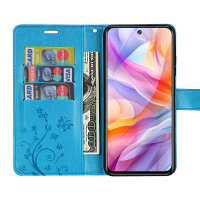 Hülle für ZTE Blade V70 Vita Handy Tasche Handyhülle Hülle Schutzhülle Klapphülle in Blau