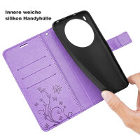 Hülle für ZTE Blade V70 Max Handy Tasche Handyhülle Hülle Schutzhülle Klapphülle in Lila