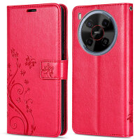 Hülle für ZTE Blade V70 Max Handy Tasche Handyhülle Hülle Schutzhülle Klapphülle in Rot