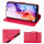 Hülle für ZTE Blade V70 Max Handy Tasche Handyhülle Hülle Schutzhülle Klapphülle in Rot