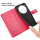 Hülle für ZTE Blade V70 Max Handy Tasche Handyhülle Hülle Schutzhülle Klapphülle in Rot