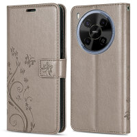 Hülle für ZTE Blade V70 Max Handy Tasche Handyhülle Hülle Schutzhülle Klapphülle in Grau