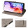 Hülle für ZTE Blade V70 Max Handy Tasche Handyhülle Hülle Schutzhülle Klapphülle in Grau