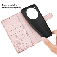 Hülle für ZTE Blade V70 Max Handy Tasche Handyhülle Hülle Schutzhülle Klapphülle in Rosegold