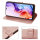 Hülle für ZTE Blade V70 Max Handy Tasche Handyhülle Hülle Schutzhülle Klapphülle in Rosegold
