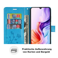 Hülle für ZTE Blade V70 Max Handy Tasche Handyhülle Hülle Schutzhülle Klapphülle in Blau