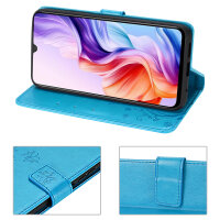 Hülle für ZTE Blade V70 Max Handy Tasche Handyhülle Hülle Schutzhülle Klapphülle in Blau