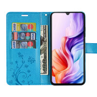 Hülle für ZTE Blade V70 Max Handy Tasche Handyhülle Hülle Schutzhülle Klapphülle in Blau