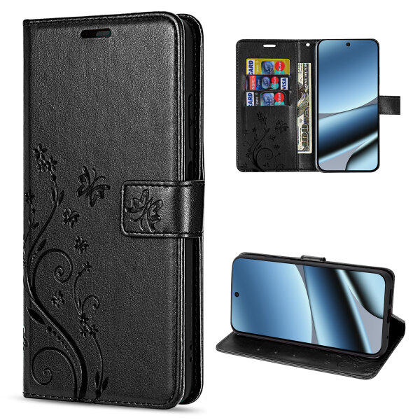 Hülle für Google Pixel 10 Pro XL Handy Tasche Handyhülle Schutzhülle Klapphülle Schwarz