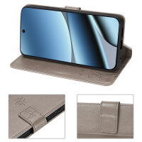 Hülle für Google Pixel 10 Pro XL Handy Tasche Handyhülle Schutzhülle Klapphülle Grau