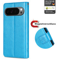 Hülle für Google Pixel 10 Pro XL Handy Tasche Handyhülle Schutzhülle Klapphülle Blau