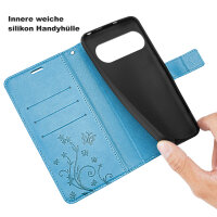 Hülle für Google Pixel 10 Pro XL Handy Tasche Handyhülle Schutzhülle Klapphülle Blau