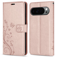 Hülle für Google Pixel 10 Pro XL Handy Tasche Handyhülle Schutzhülle Klapphülle Rosegold